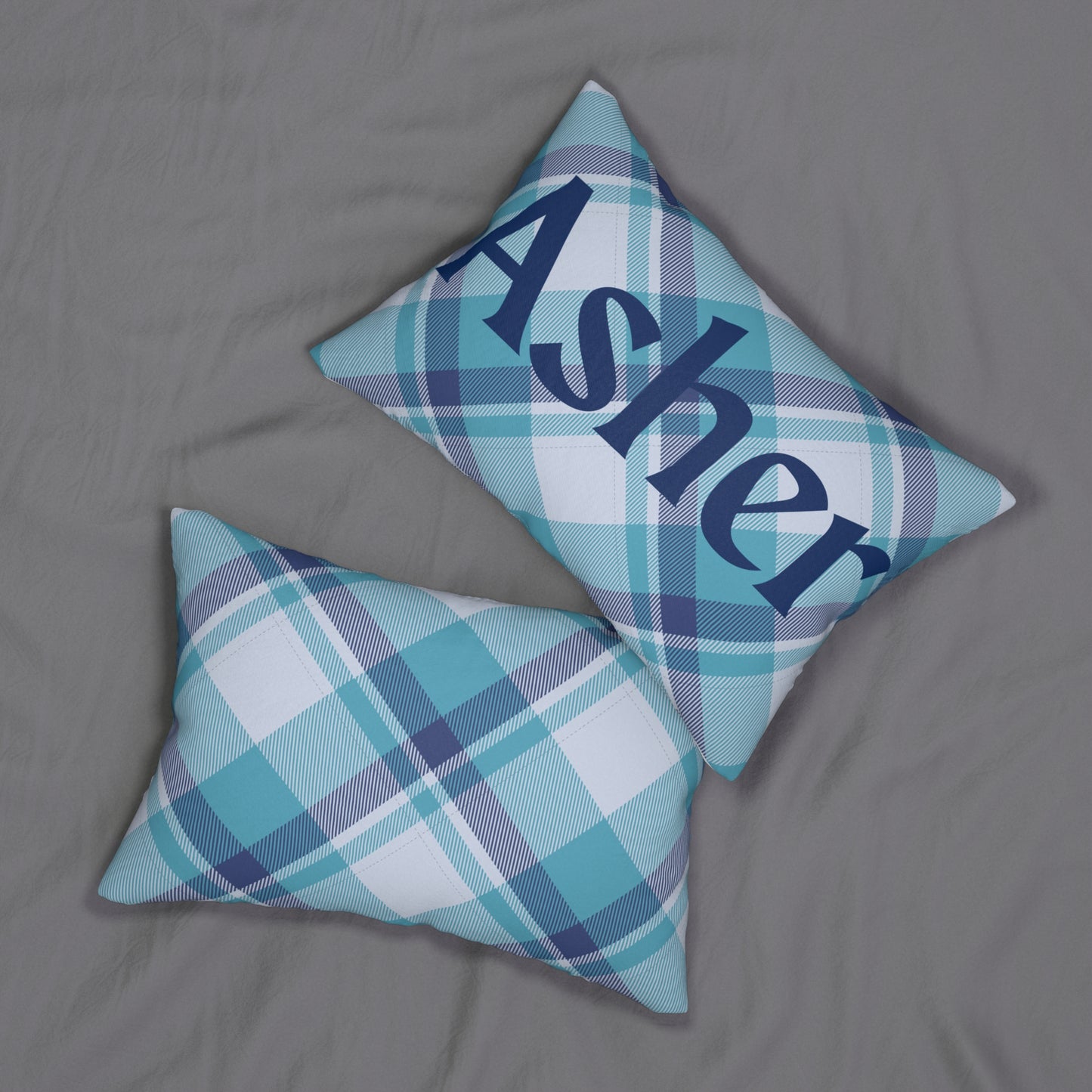 Personalized Name Lumbar Pillow, Custom Decorative Cushion, Unique Gift Idea, Home Decor Accent, Polyester Throw Pillow