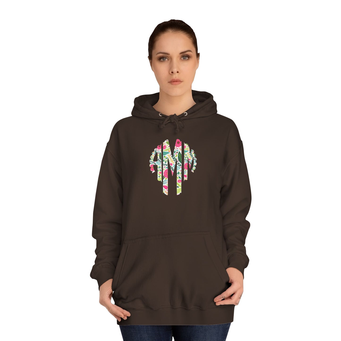 Monogrammed Hoodie Preppy Present Gift for Girls