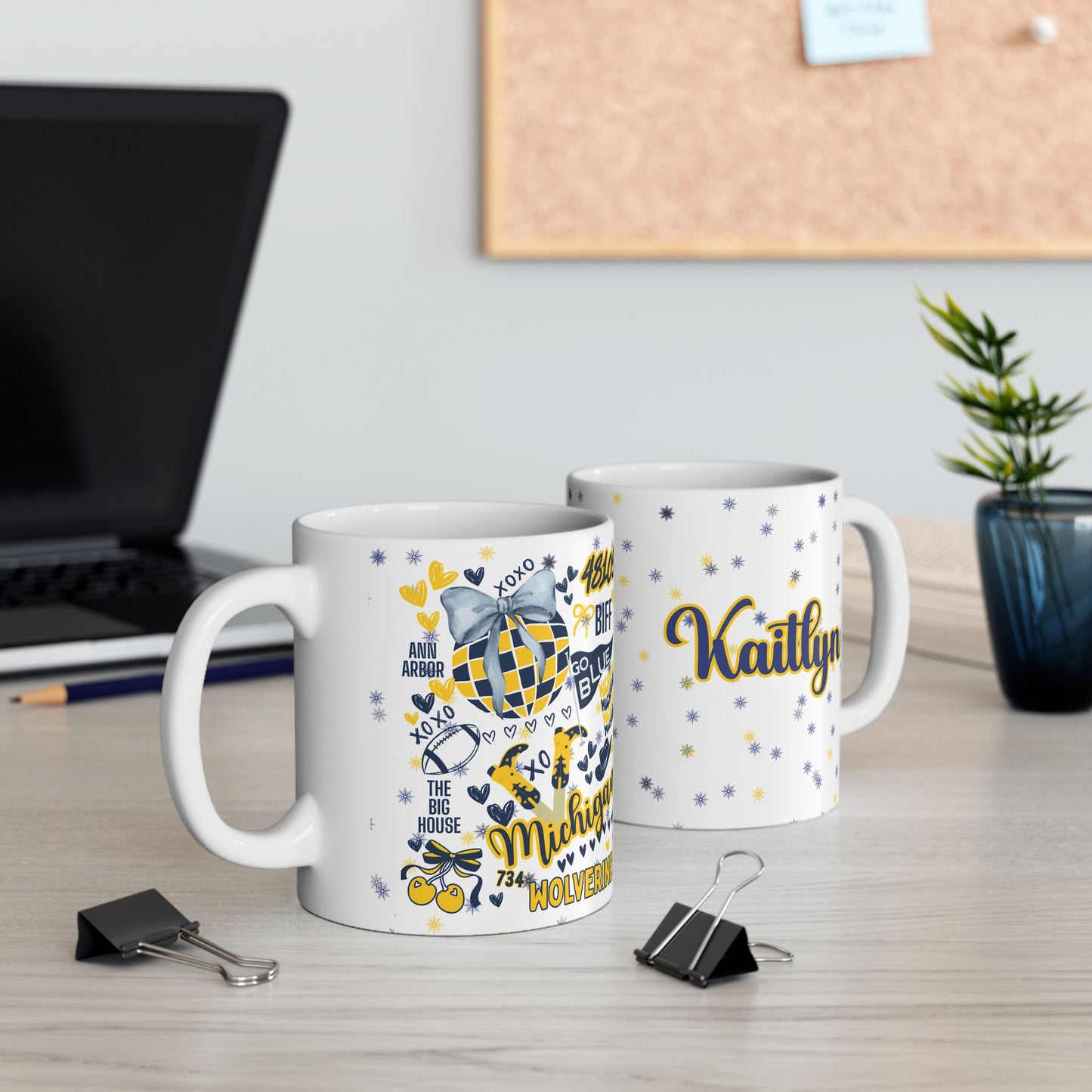 Ceramic Mug - College Spirit Personalized Gift for Students, Moms, Dads, and Grandparents