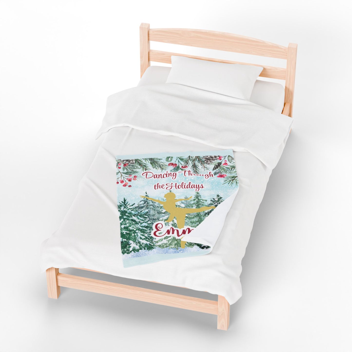 Personalized Dancing Holidays Blanket
