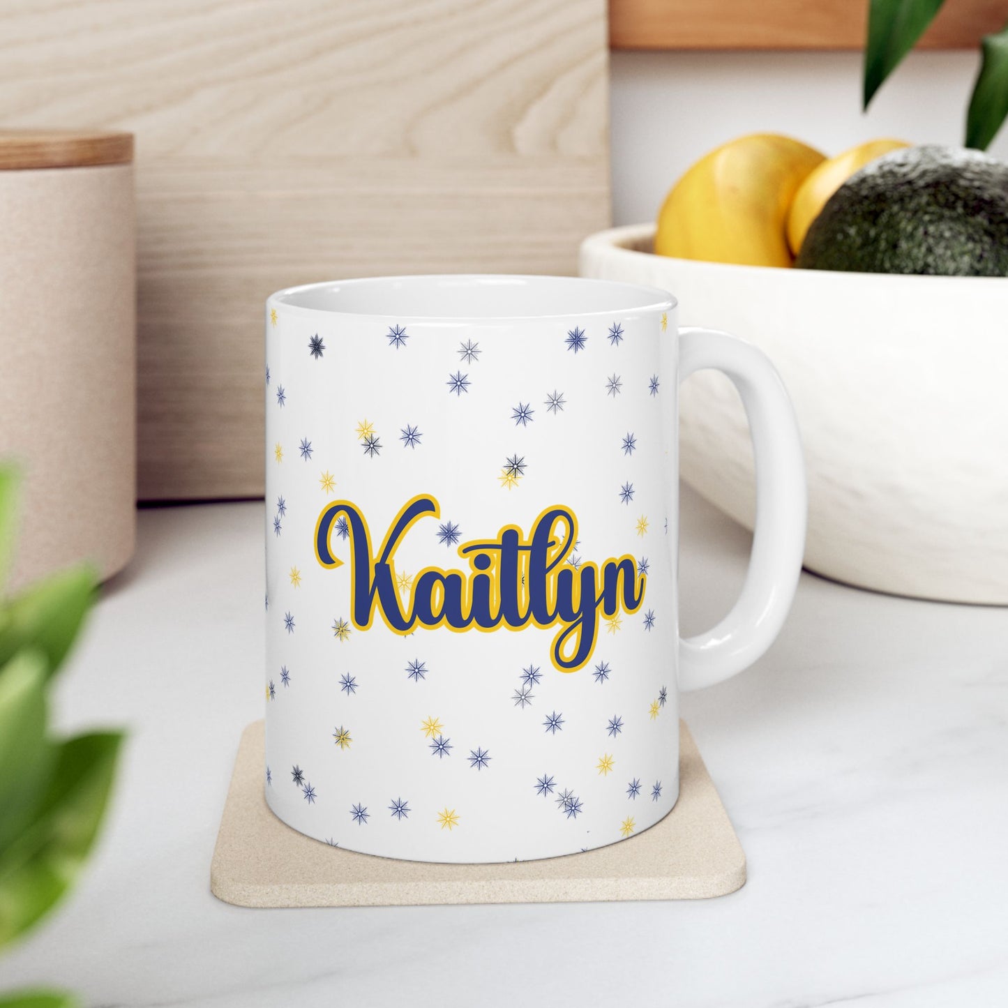 Ceramic Mug - College Spirit Personalized Gift for Students, Moms, Dads, and Grandparents