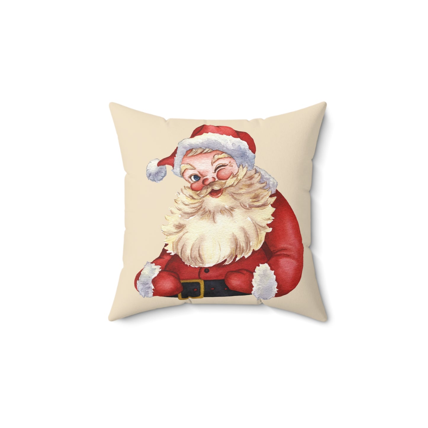 Jolly Santa Square Pillow