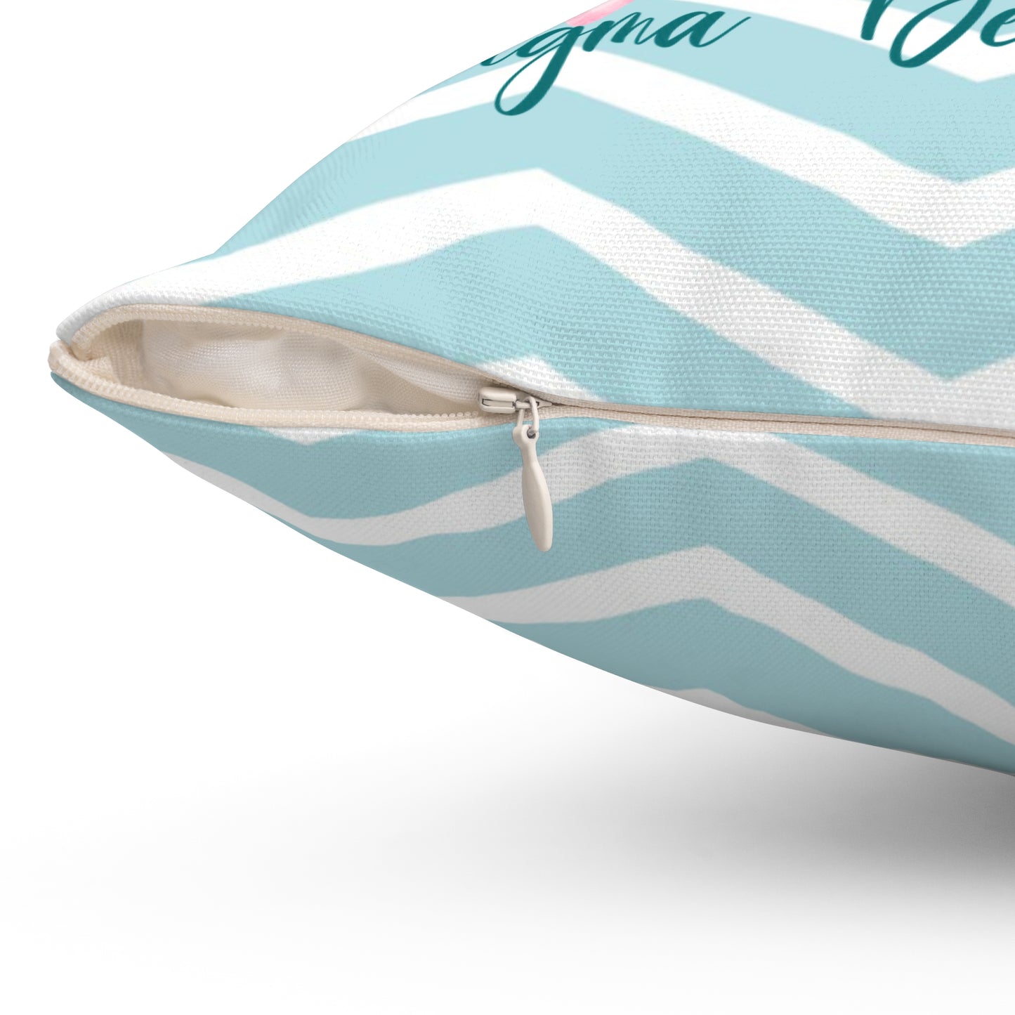 Sorority Pillow, Big Little Personalized Chevron Print, Preppy Bow Decor, Throw Cushion, Greek Life Gift, Dorm Room Accessory
