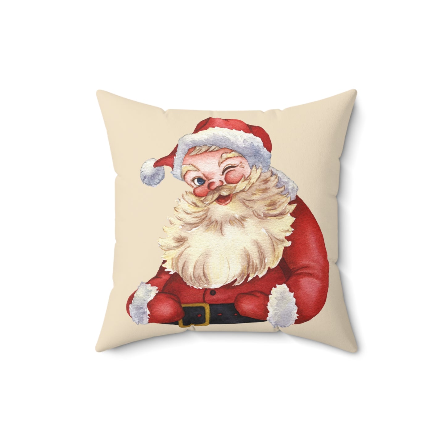 Jolly Santa Square Pillow