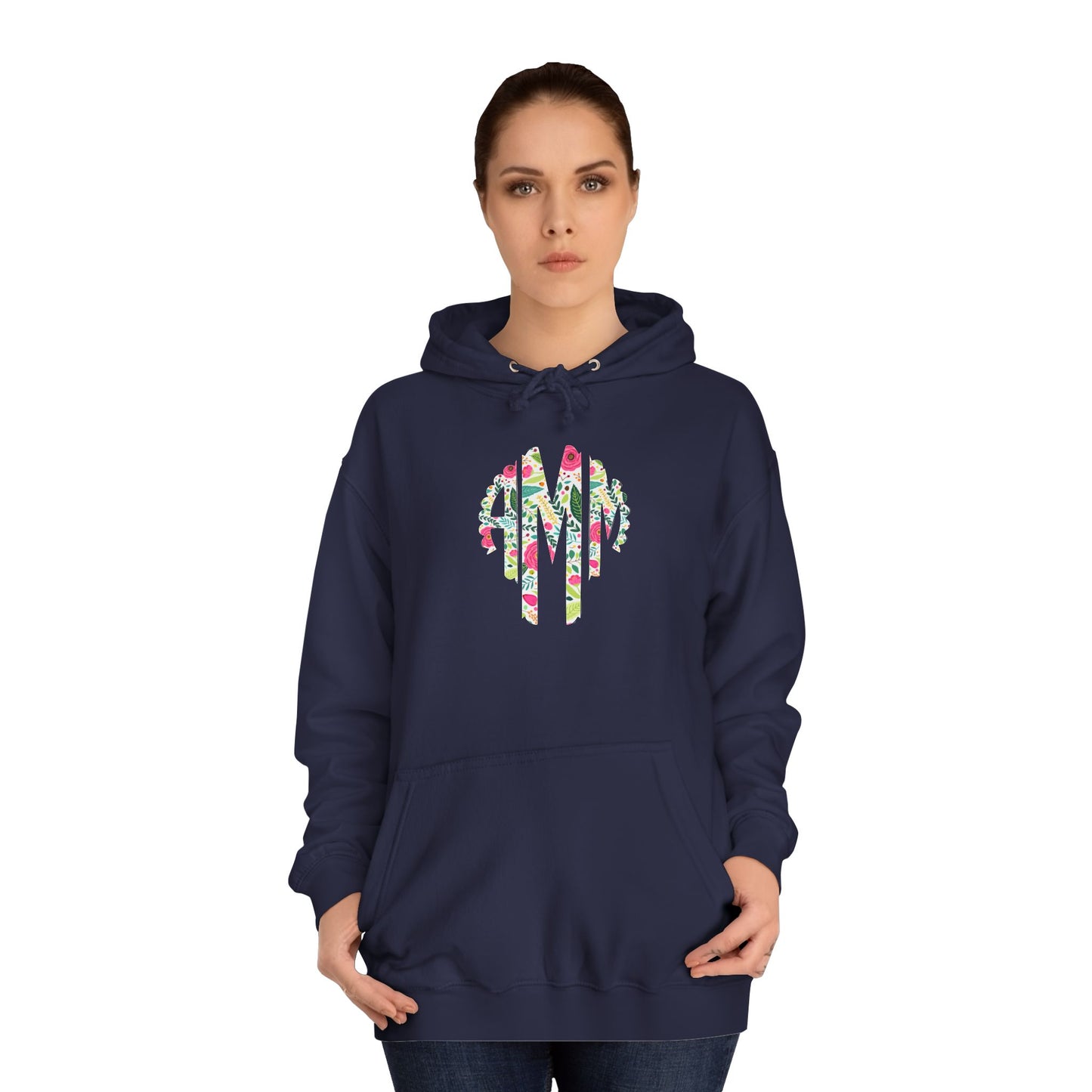 Monogrammed Hoodie Preppy Present Gift for Girls