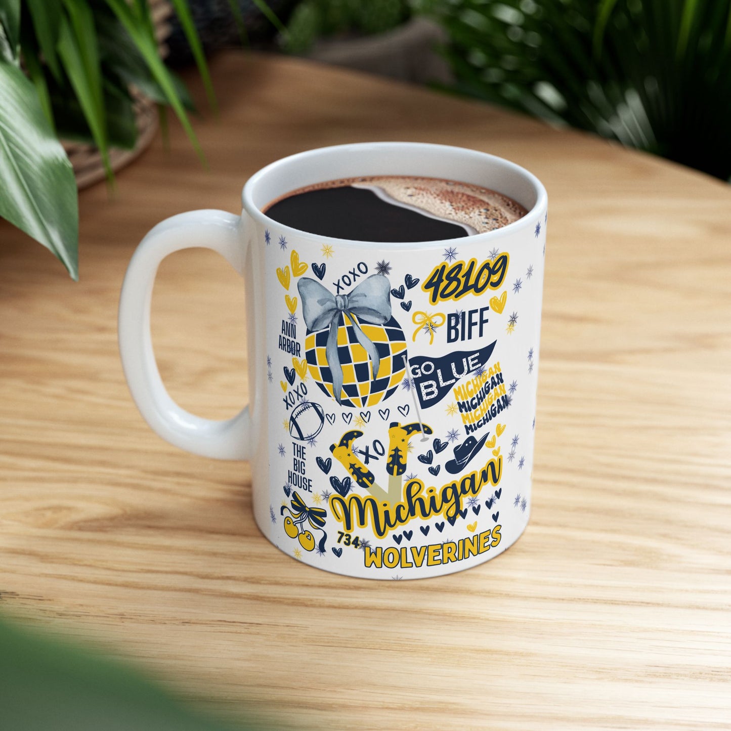 Ceramic Mug - College Spirit Personalized Gift for Students, Moms, Dads, and Grandparents
