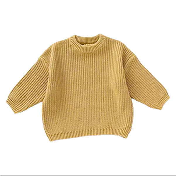 Children's Pure Cotton Embroidered Christmas Sweater