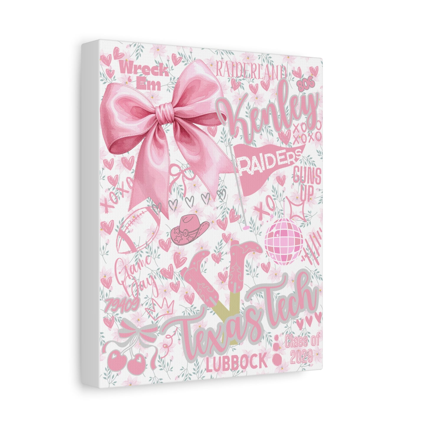 Canvas Print Personalized School Spirit