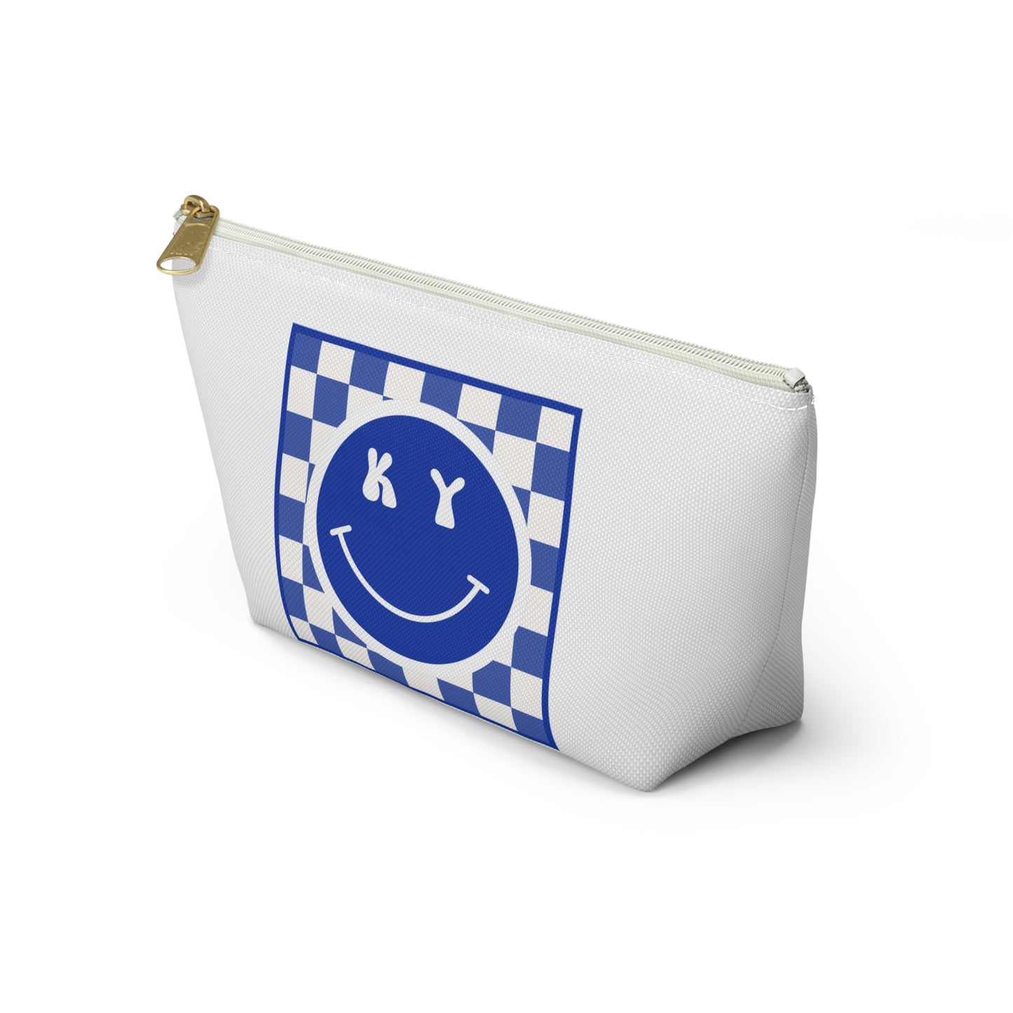 College Commitment Fun Accessory Pouch w T-bottom Make Up Bag, Toiletry Tote, Pencil Case, Travel Organizer, Cosmetic Bag