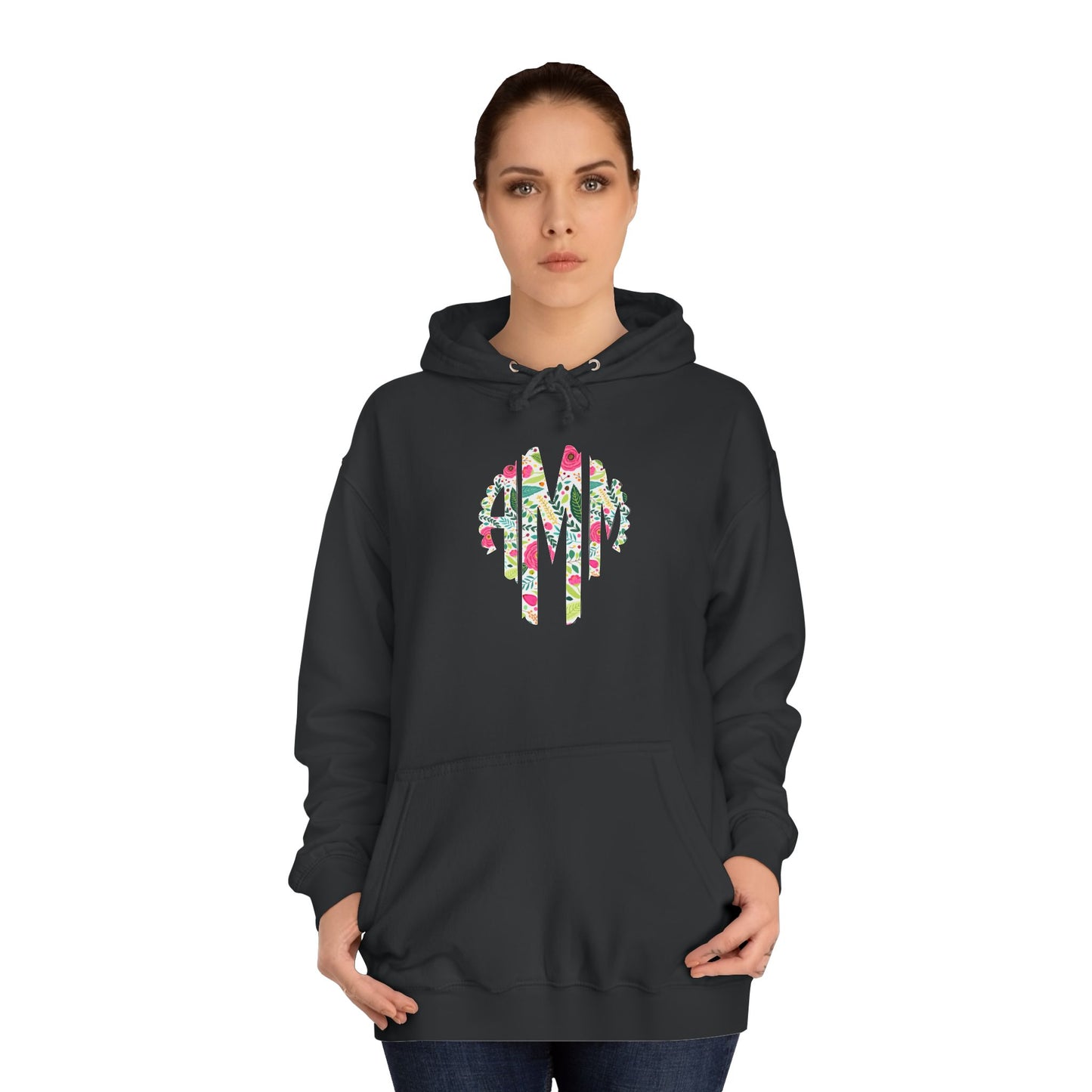 Monogrammed Hoodie Preppy Present Gift for Girls