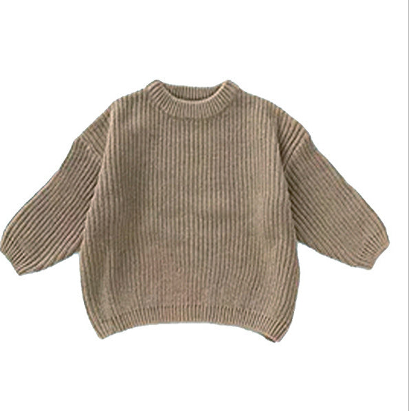 Children's Pure Cotton Embroidered Christmas Sweater