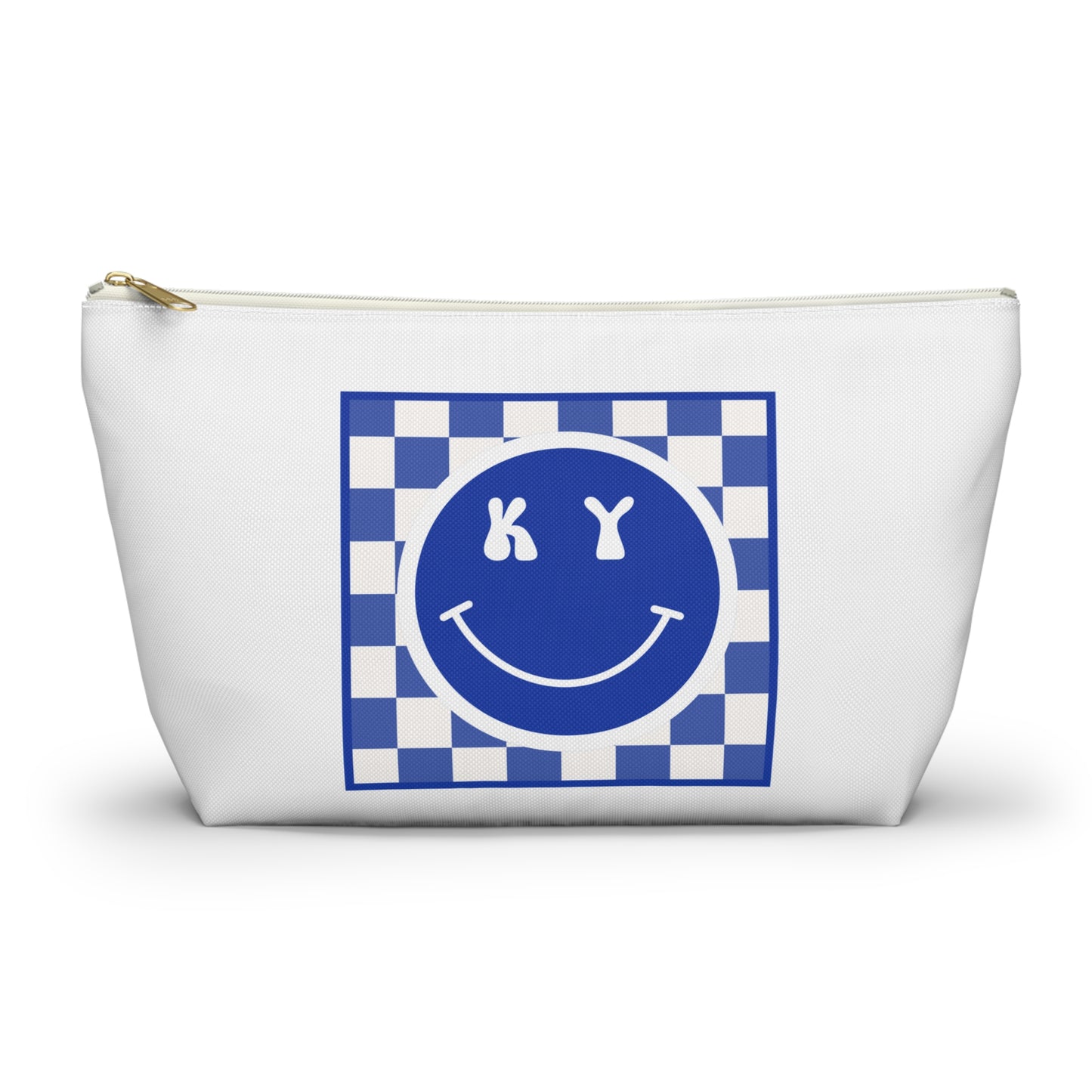 College Commitment Fun Accessory Pouch w T-bottom Make Up Bag, Toiletry Tote, Pencil Case, Travel Organizer, Cosmetic Bag