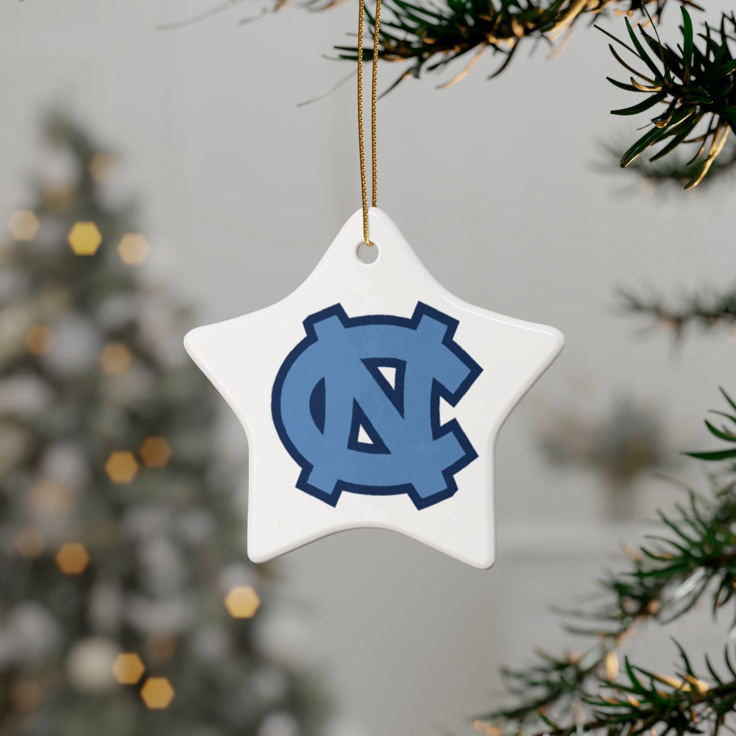 Campus Cheer: Personalized Christmas Ornament for Your Favorite College Spirit!
