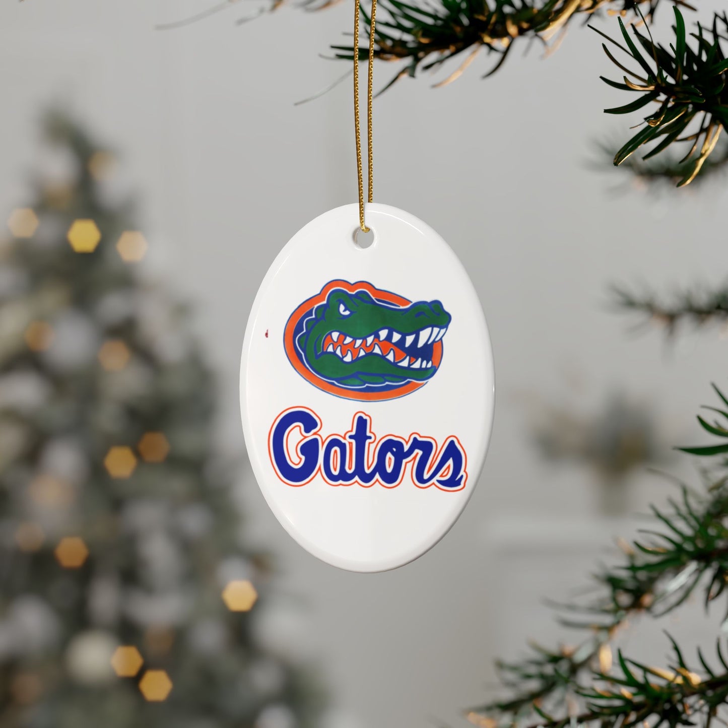 Campus Cheer: Personalized Christmas Ornament for Your Favorite College Spirit!