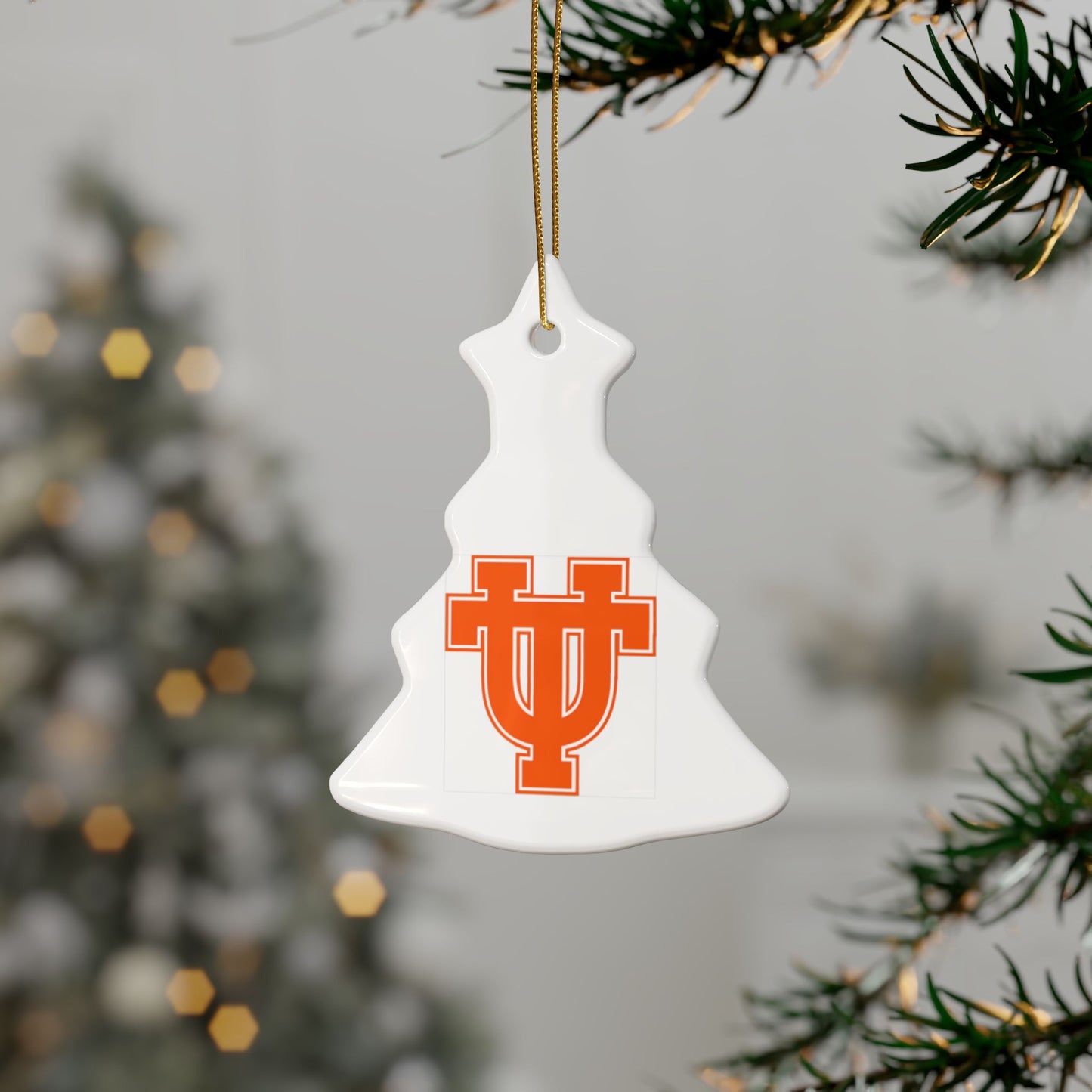 Campus Cheer: Personalized Christmas Ornament for Your Favorite College Spirit!
