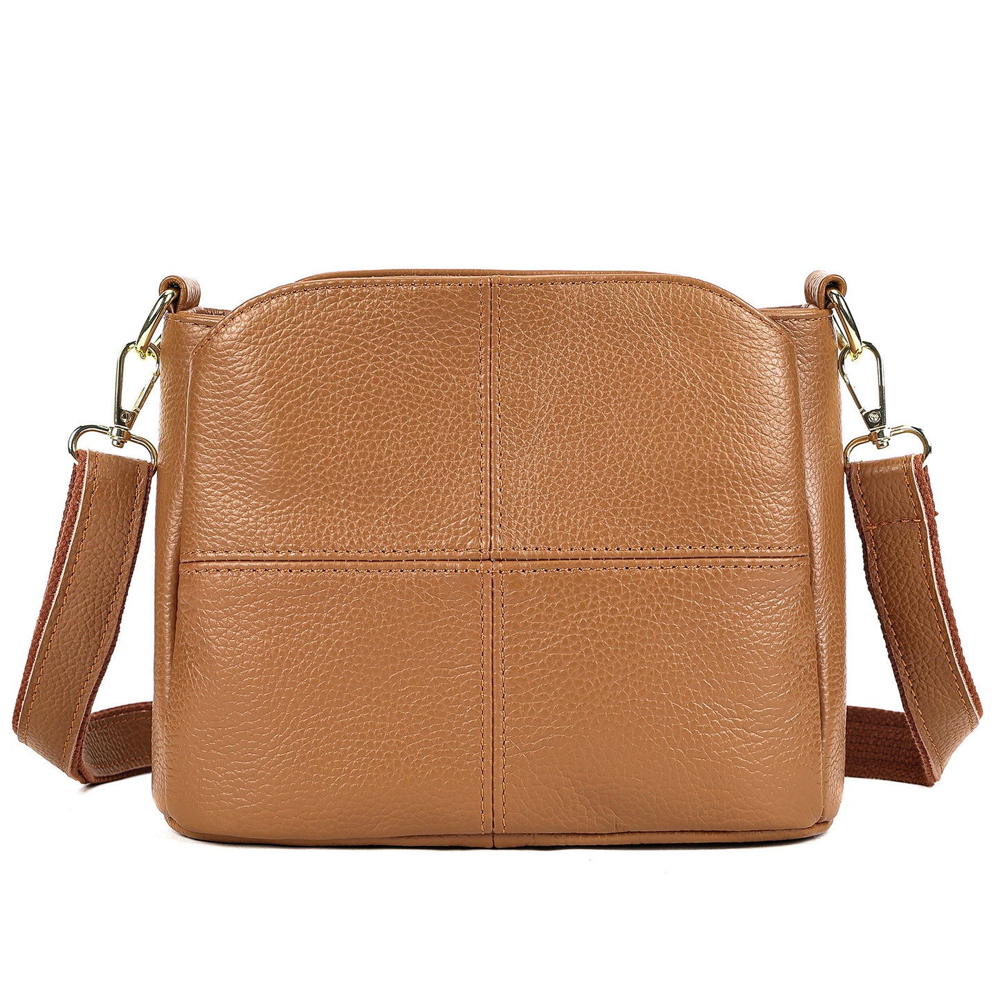 Genuine Leather Casual Shoulder Messenger Bag for Women – Stylish; Soft European Retro Design
