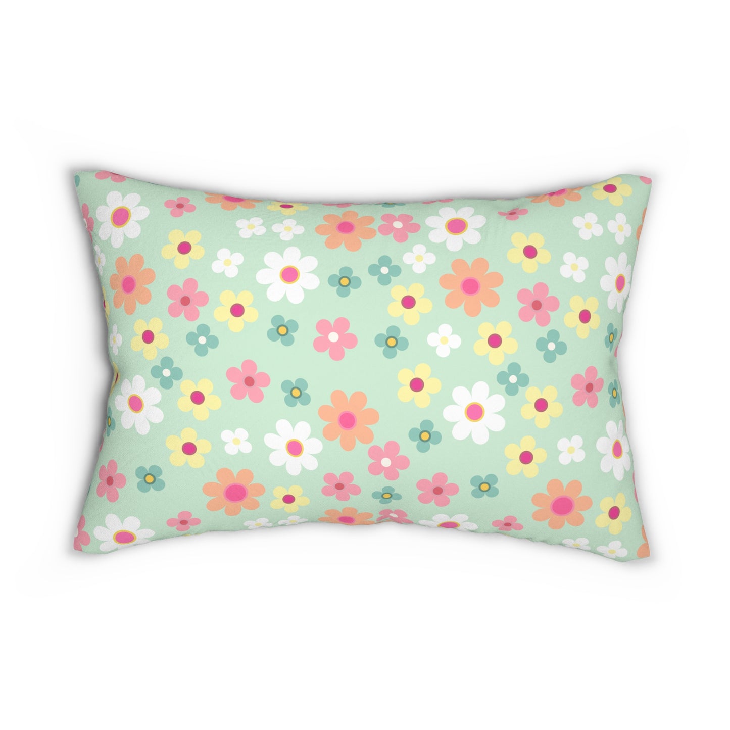 Personalized Spun Polyester Lumbar Pillow - Custom Name Pillow, Decorative Throw Cushion, Gift for All Ages, Home Decor Accent, Unique