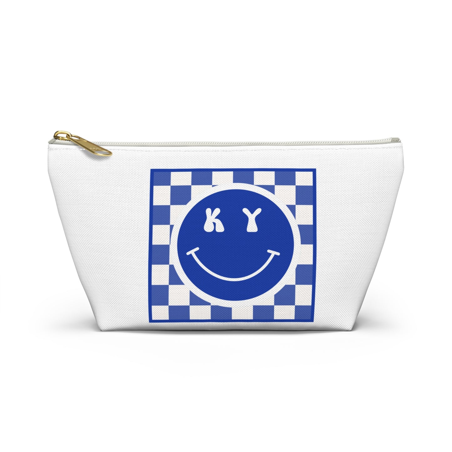 College Commitment Fun Accessory Pouch w T-bottom Make Up Bag, Toiletry Tote, Pencil Case, Travel Organizer, Cosmetic Bag
