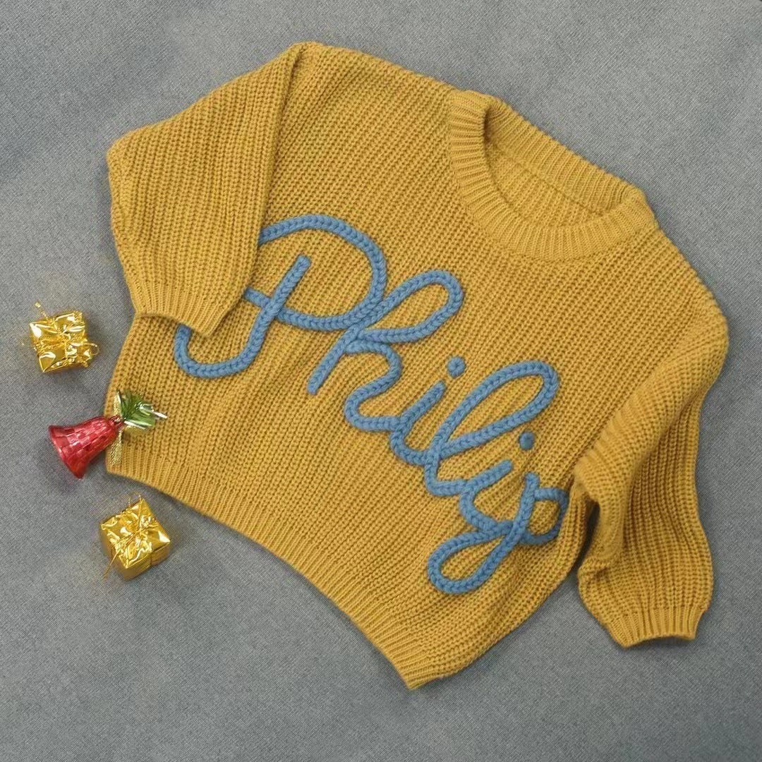 Cozy Custom Embroidered Children's Sweater