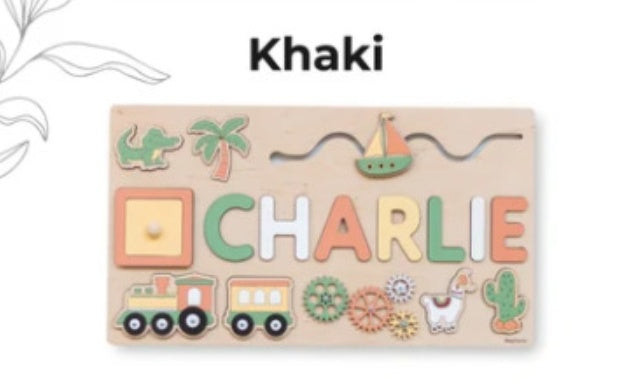 Personalized Baby Name Wooden Puzzle
