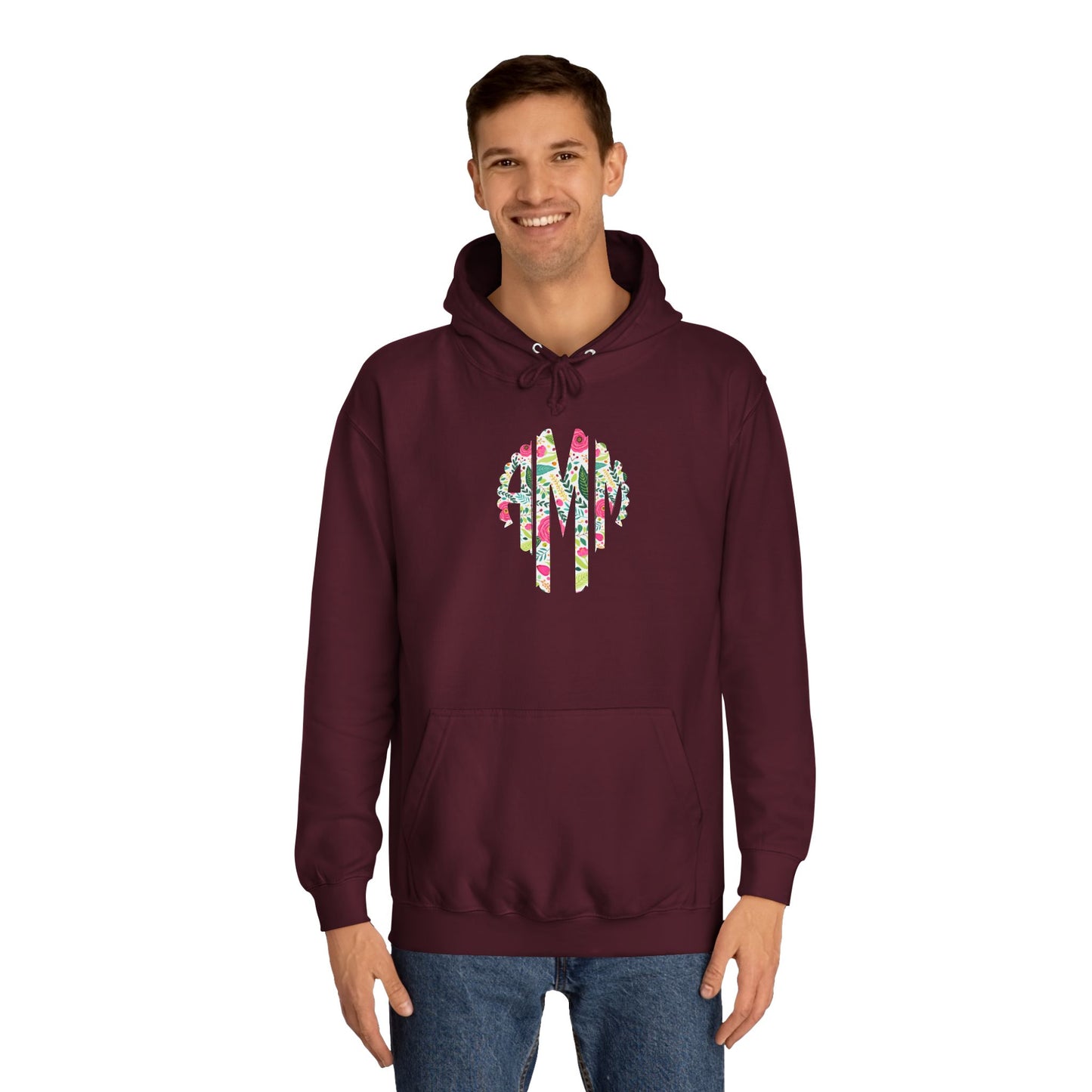 Monogrammed Hoodie Preppy Present Gift for Girls