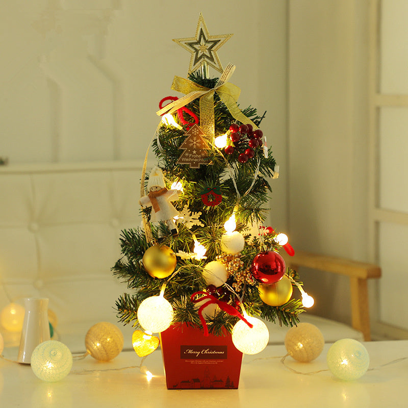 Whimsical Miniature Christmas Tree Decoration