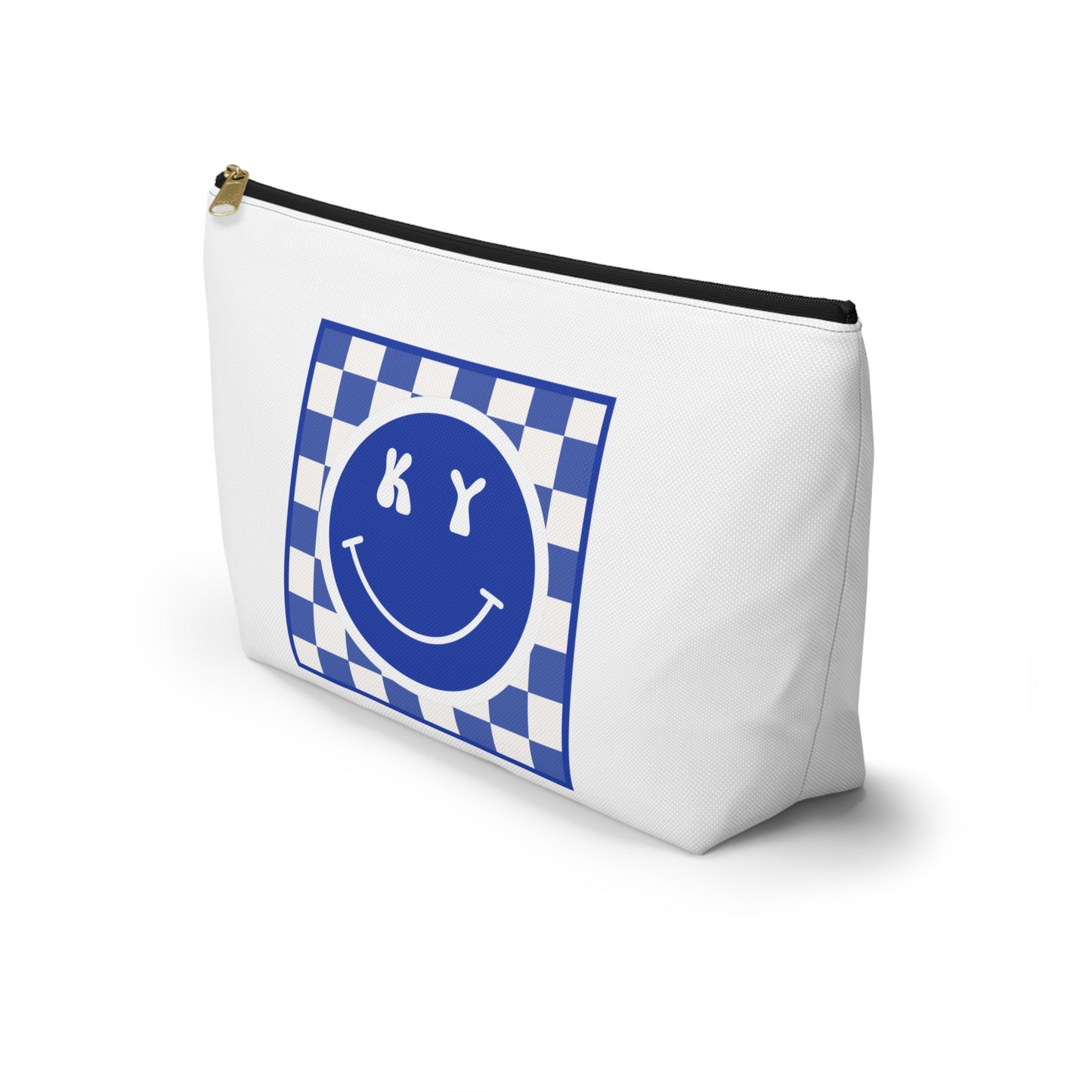College Commitment Fun Accessory Pouch w T-bottom Make Up Bag, Toiletry Tote, Pencil Case, Travel Organizer, Cosmetic Bag
