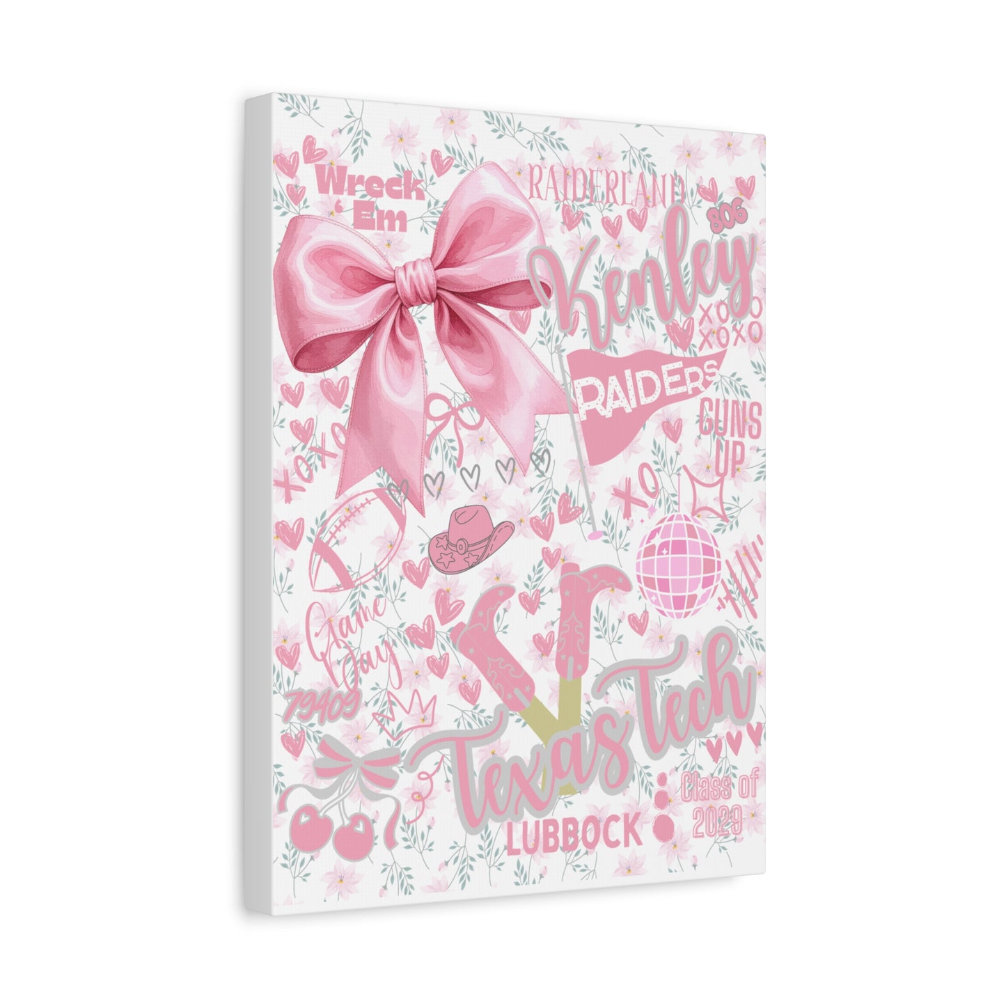 Canvas Print Personalized School Spirit