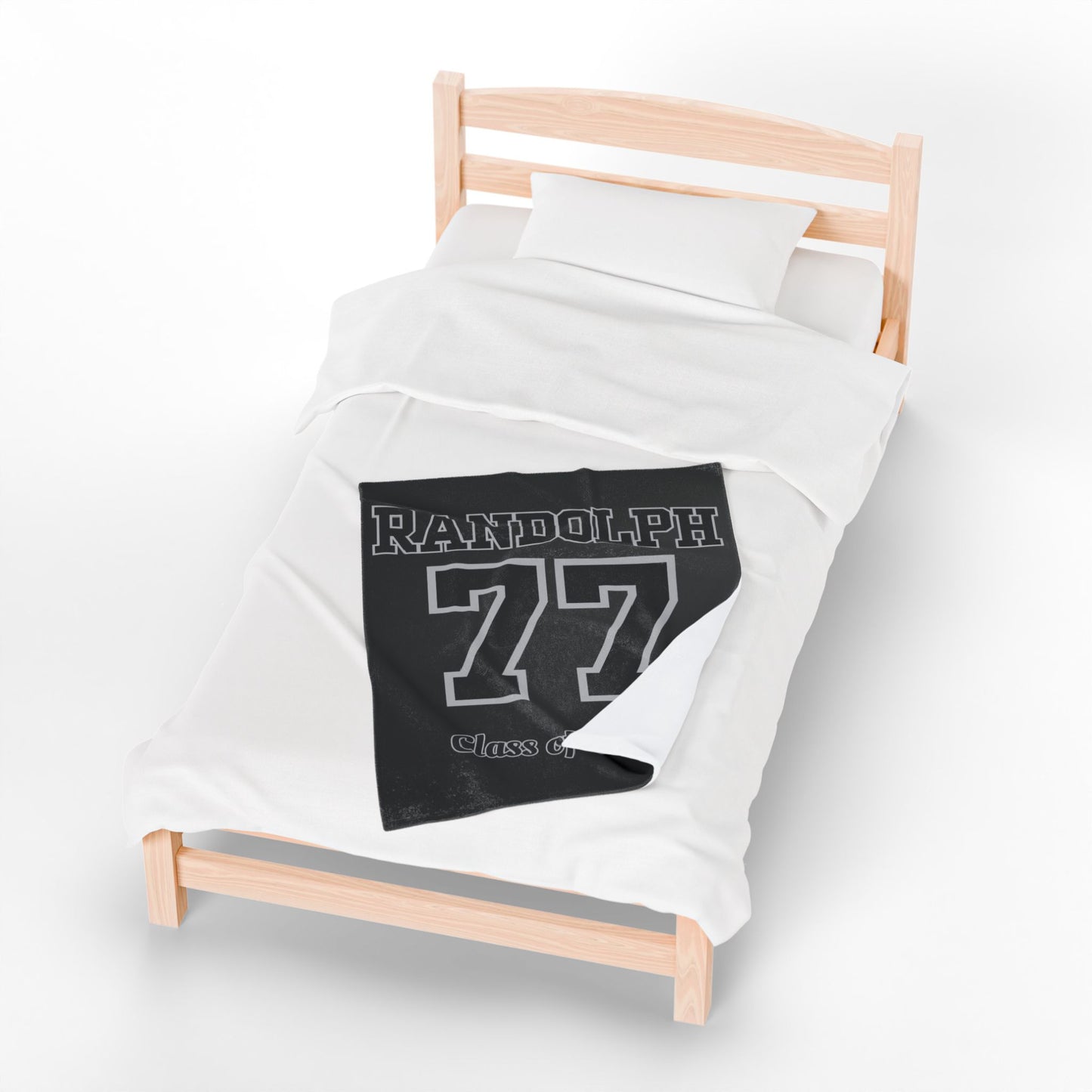 Personalized Senior Night Jersey Style Velveteen Plush Blanket, Class of 2026 Gift, Name and Number Blanket, Graduation Blanket, Senior