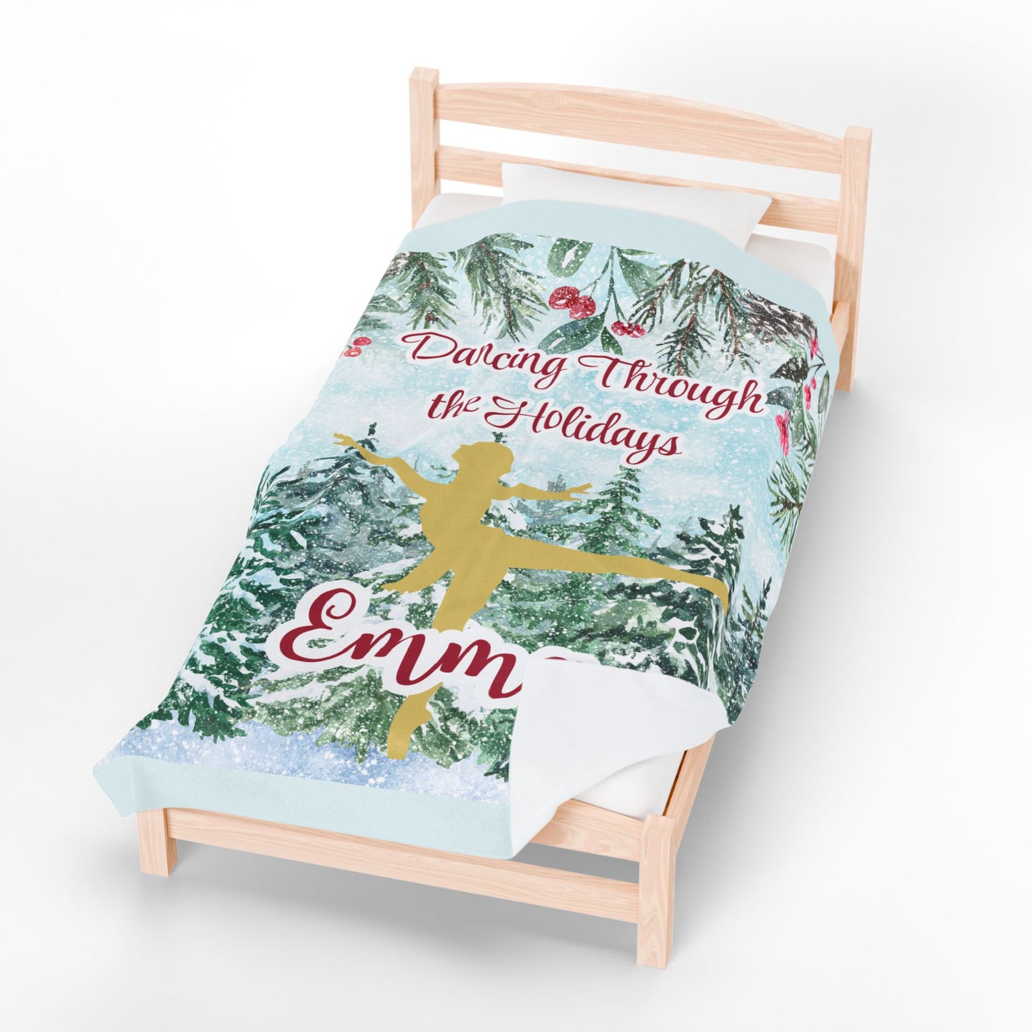 Personalized Dancing Holidays Blanket