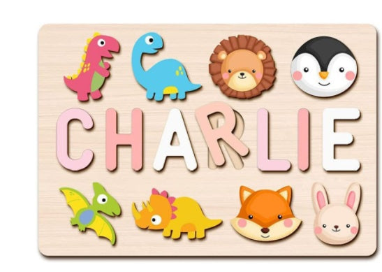 Personalized Baby Name Wooden Puzzle