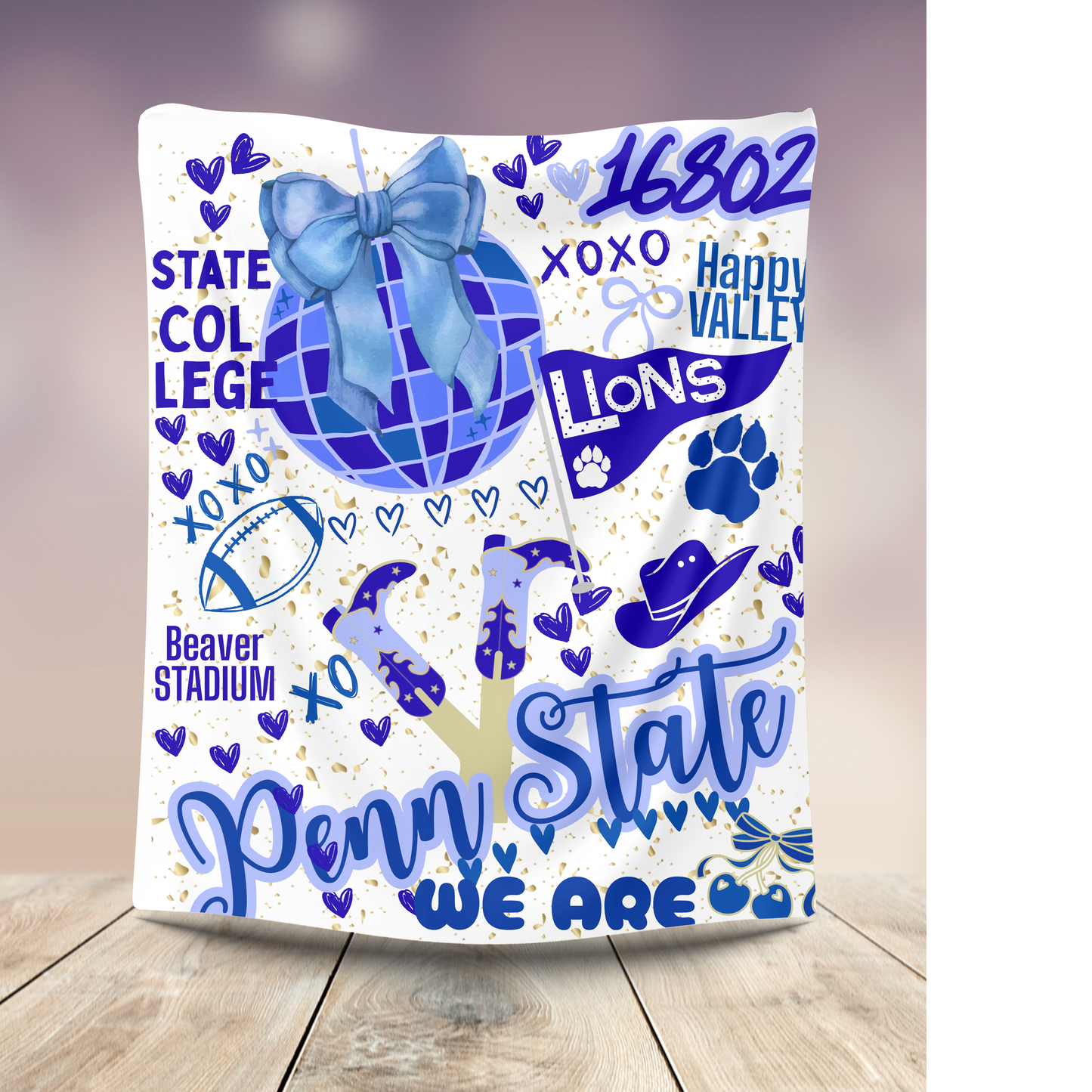 Plush Blanket for Kentucky Pride College Fans, Personalized Fleece Throw Gift, University Team Spirit Dorm Bedding, Wildcats Home Decor,