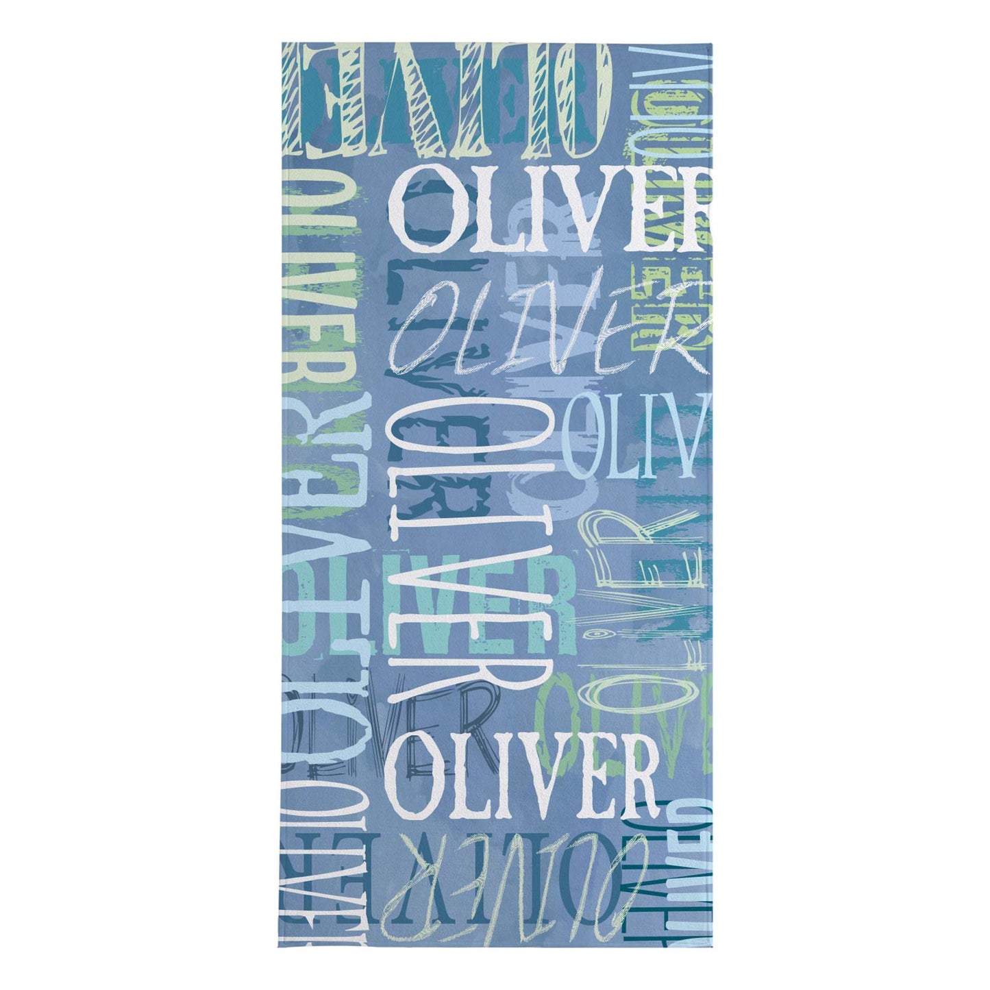 Fashion Minimalist Personalized Signature Style Beach Towel