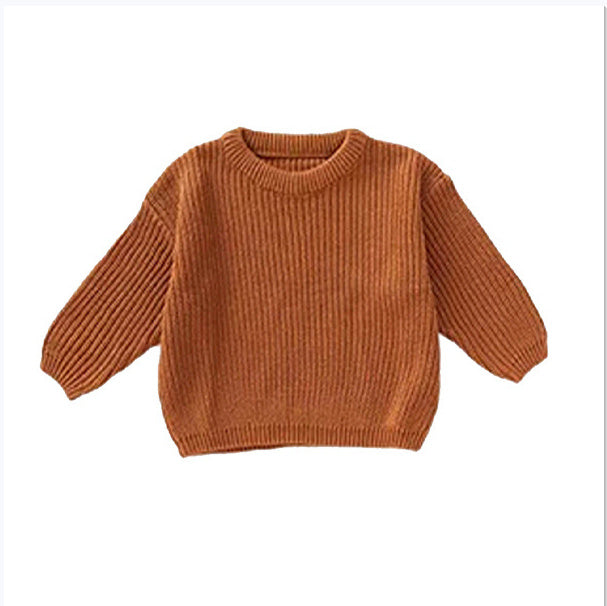 Children's Pure Cotton Embroidered Christmas Sweater