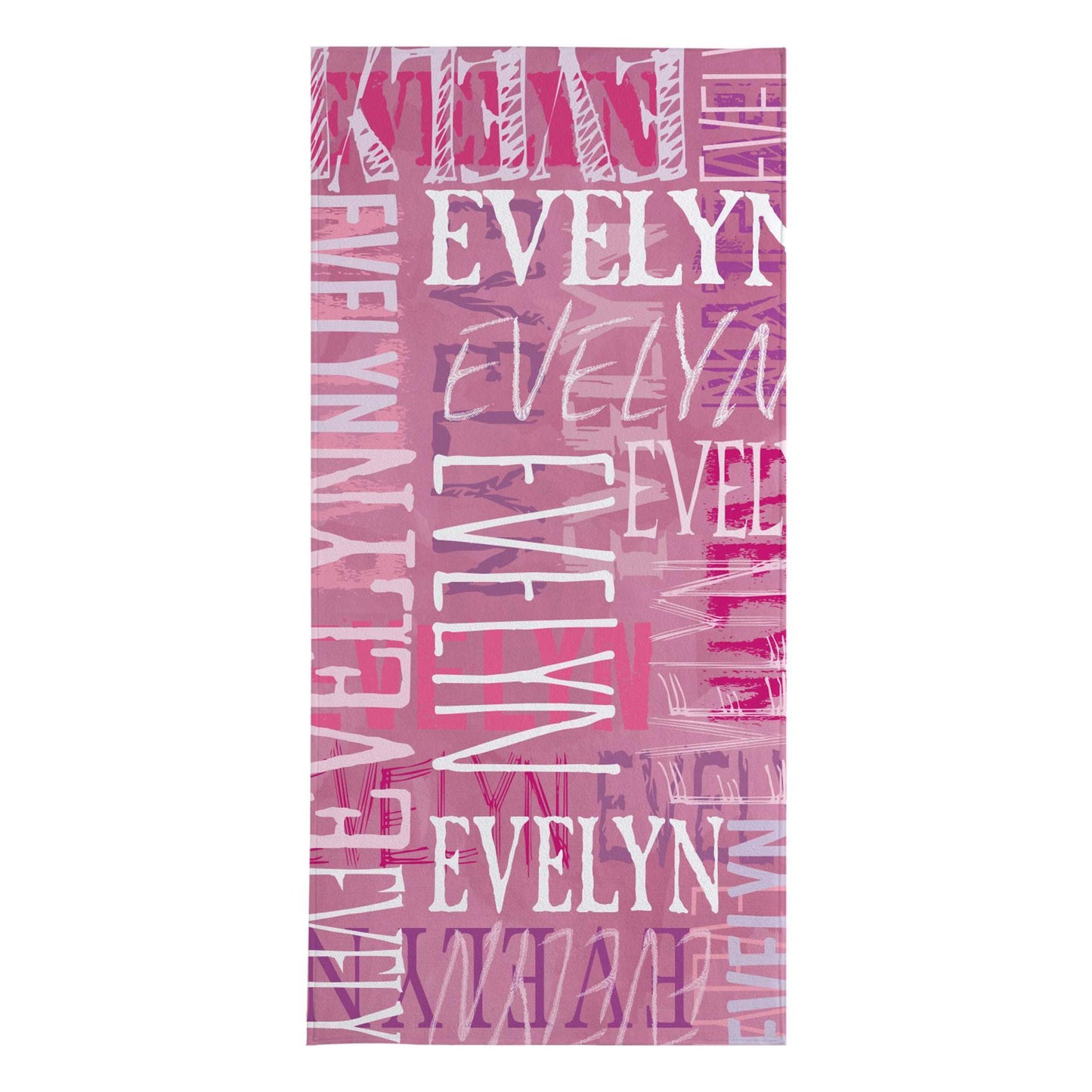 Fashion Minimalist Personalized Signature Style Beach Towel