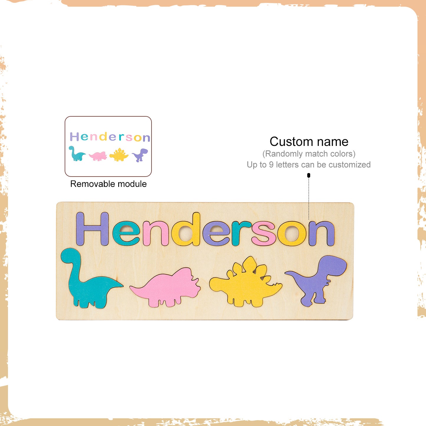 Personalized Baby Name Wooden Puzzle
