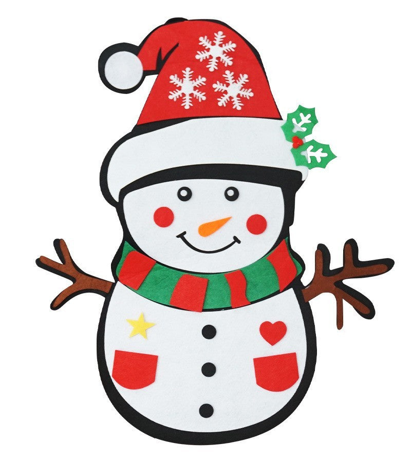 Whimsical Felt Wall Christmas Tree: Holiday Fun for Little Hands!