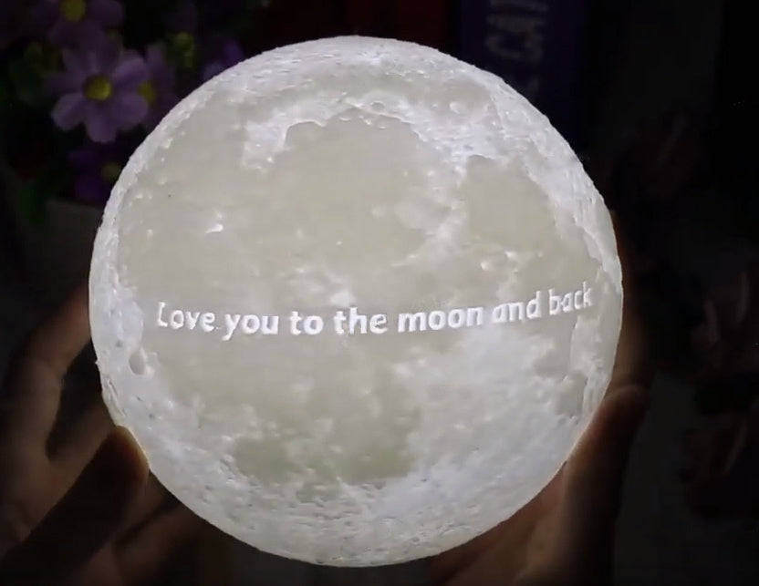 Personalize Lunar Photo Lamp