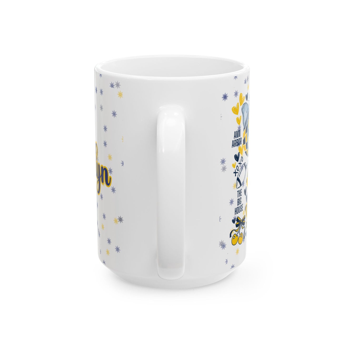 Ceramic Mug - College Spirit Personalized Gift for Students, Moms, Dads, and Grandparents