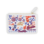 Personalized Florida Fan Mini Clutch | Custom College Game Day Purse | Fan Gift | Orange & Blue Accessory