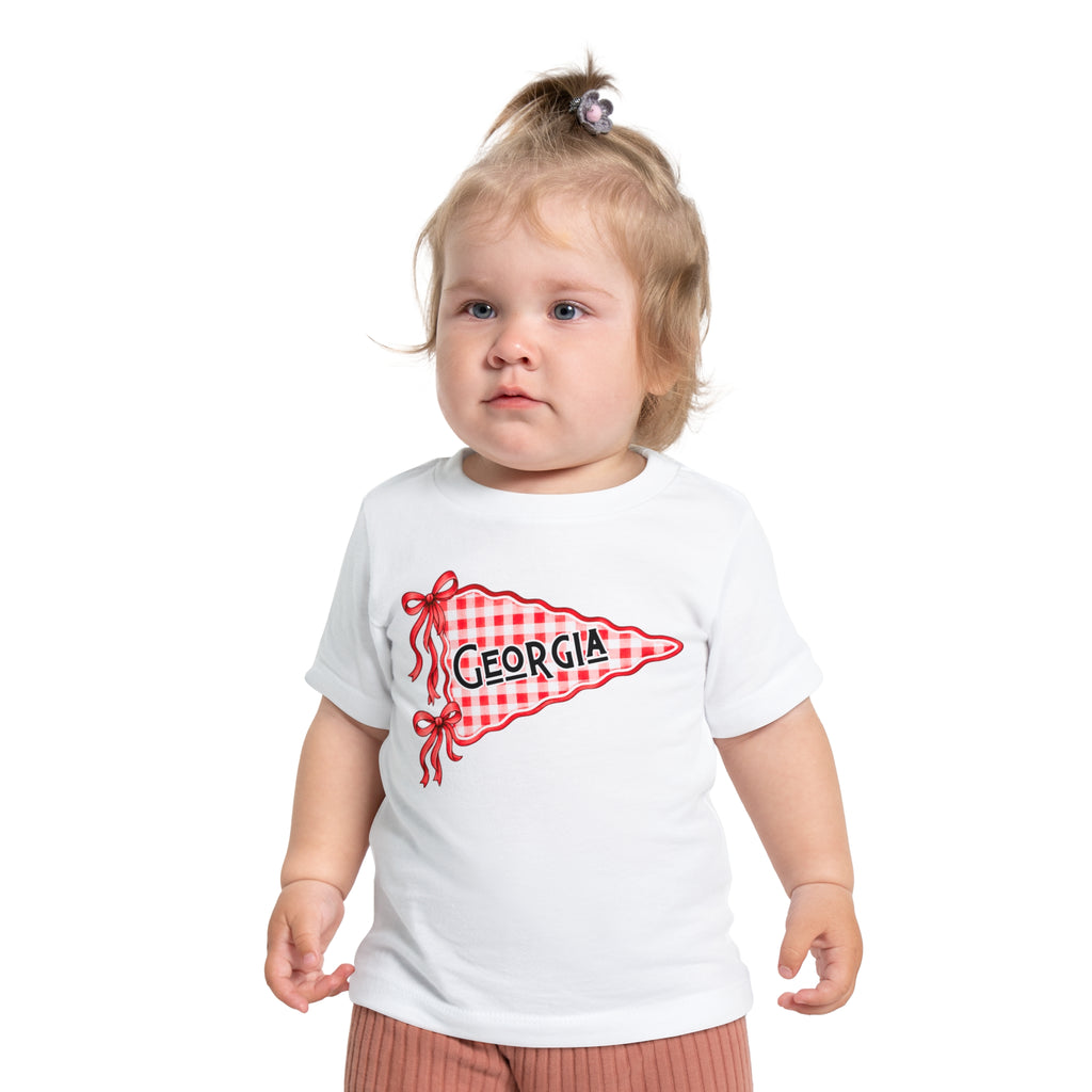 College Team Baby Short Sleeve T-Shirt — Custom School Options