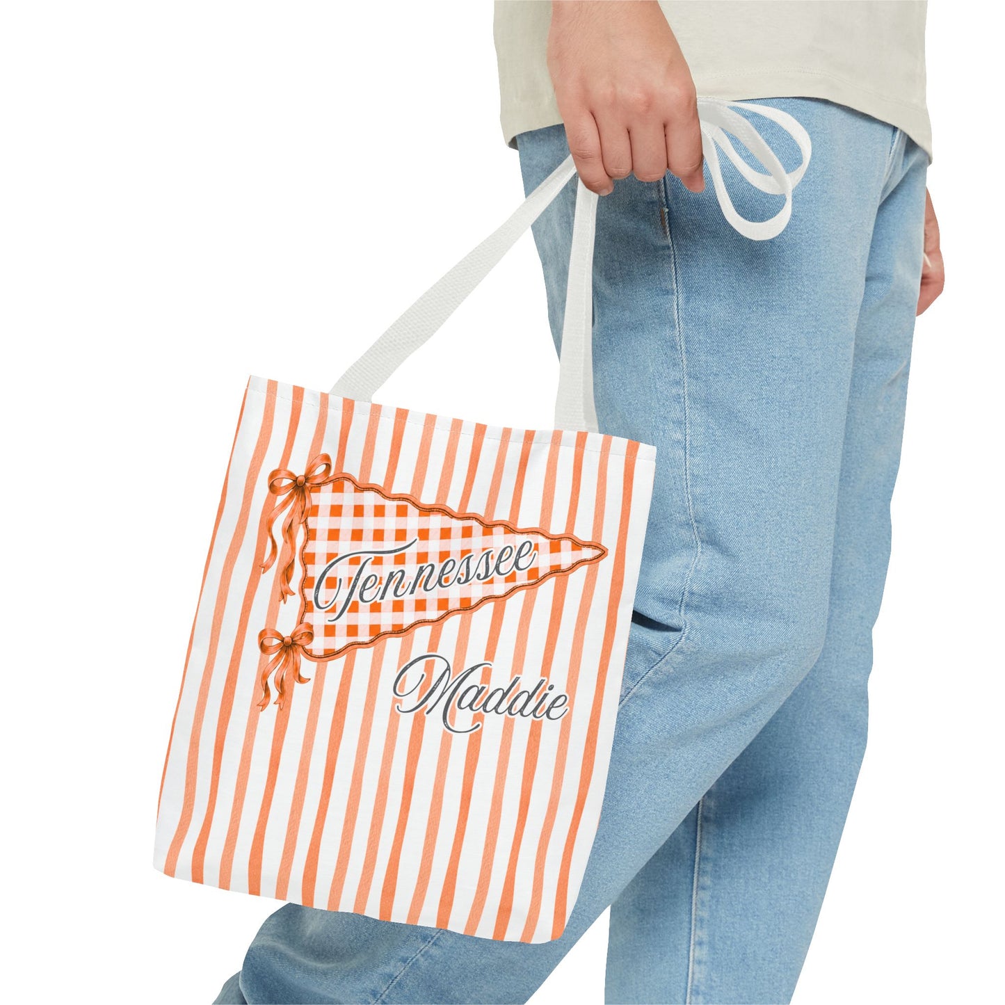 Tennessee College Pride Tote Bag Personalized School Colors | Custom Tote Graduation Commitment Gift