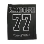 Personalized Senior Night Jersey Style Velveteen Plush Blanket, Class of 2026 Gift, Name and Number Blanket, Graduation Blanket, Senior