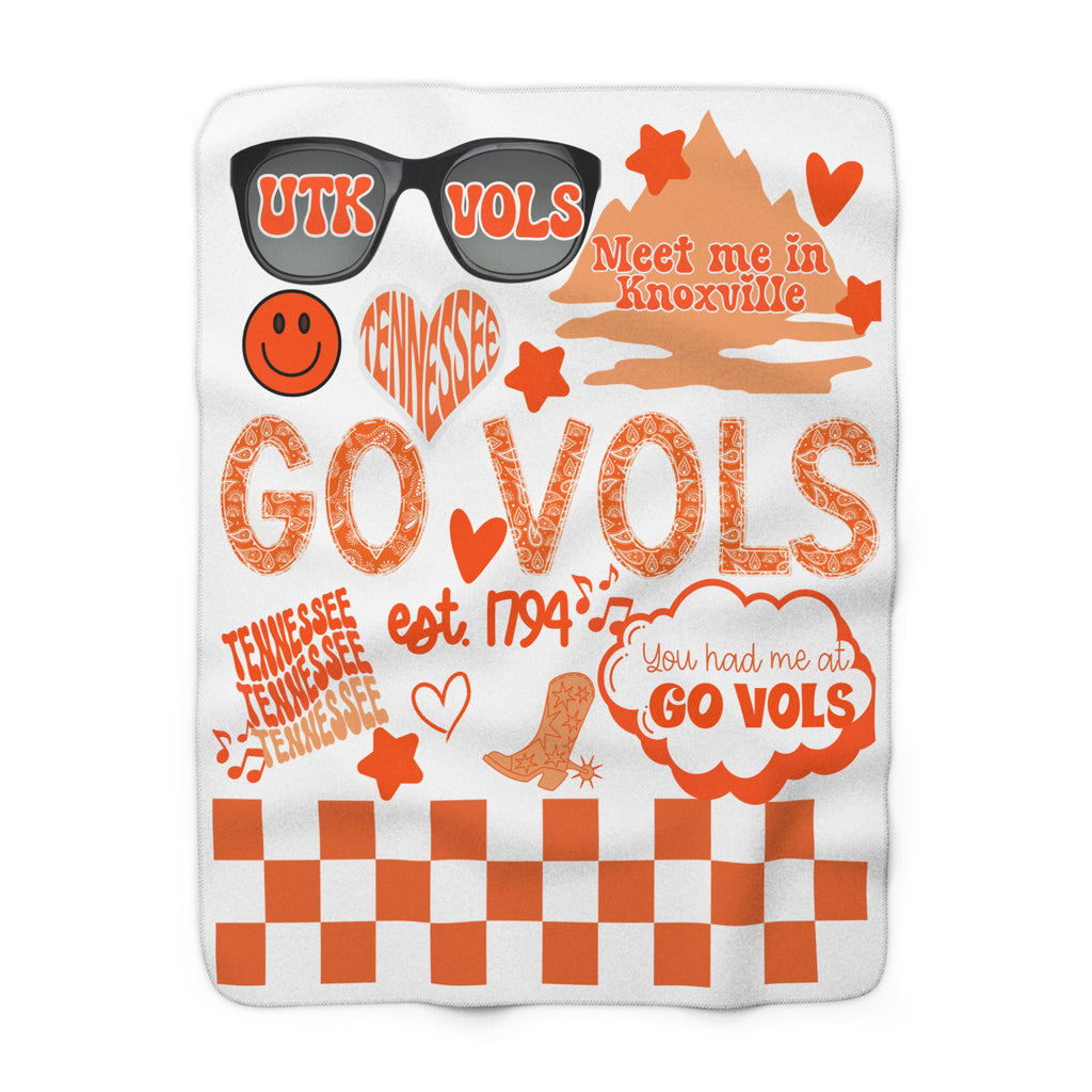 Custom College Stadium Graphic Blanket (Sherpa)