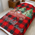Personalized Family Buffalo Plaid Blanket