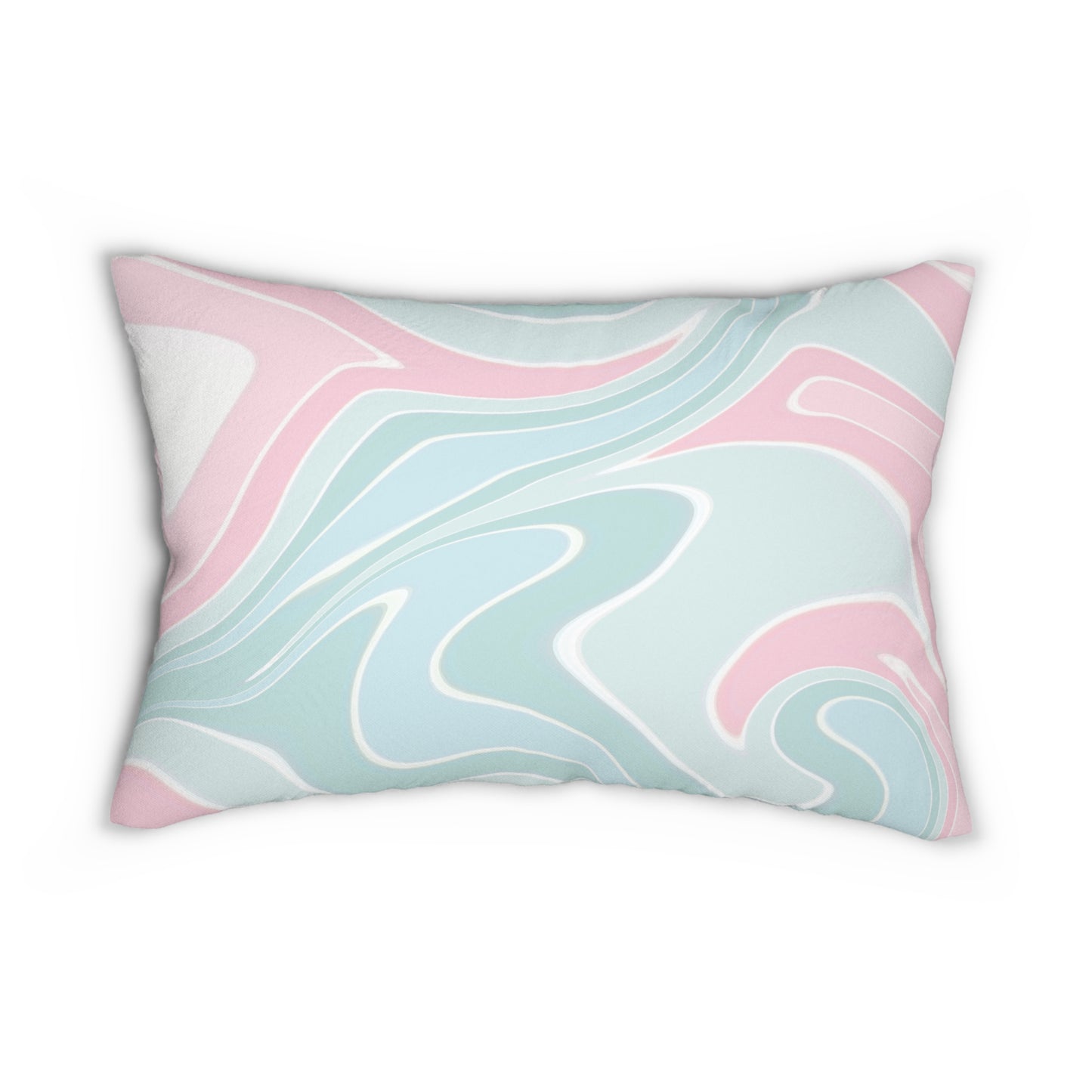 PERSONALIZED Trendy Throw Pillow Pastel swirls home decor accent