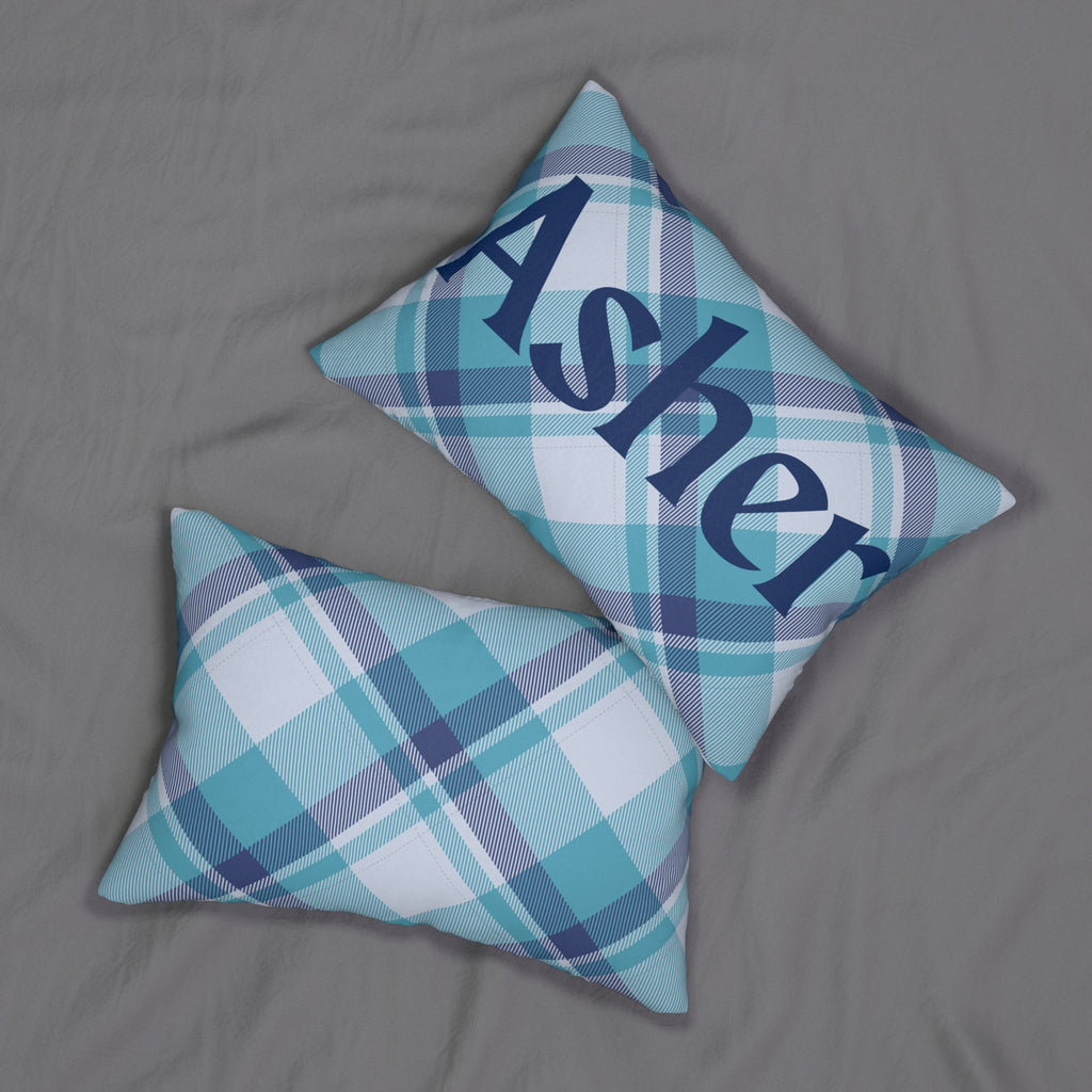 Personalized Name Lumbar Pillow, Custom Decorative Cushion, Unique Gift Idea, Home Decor Accent, Polyester Throw Pillow