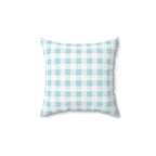 Sorority Gingham Personalized Pillow, Greek Life Gift, Pink Bow Decorative,  Monogrammed Cozy Throw Pillow
