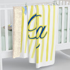 Custom Sorority Name Blanket, Personalized Bid Day Big Little Gift