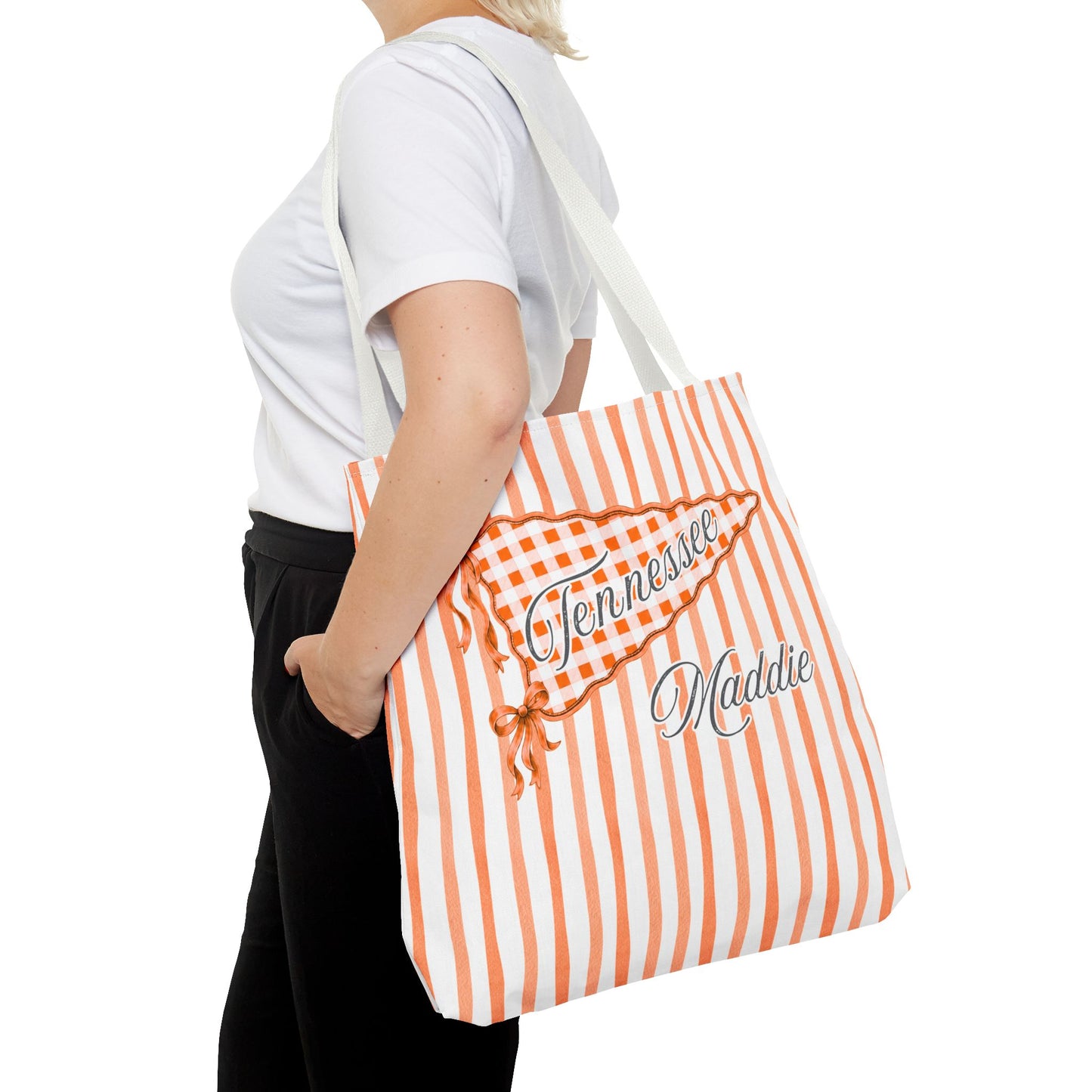 Tennessee College Pride Tote Bag Personalized School Colors | Custom Tote Graduation Commitment Gift
